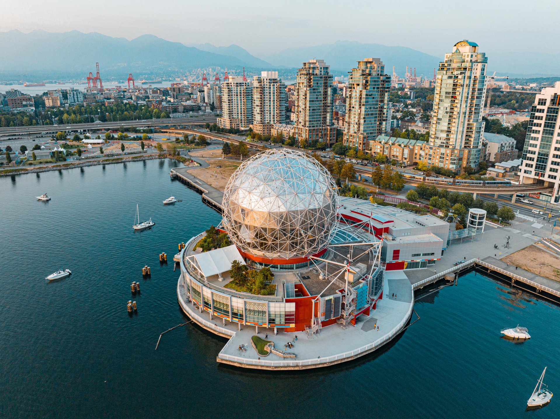Science World, a birds-eye view