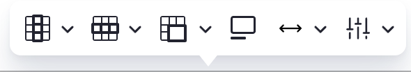 customization options for a table