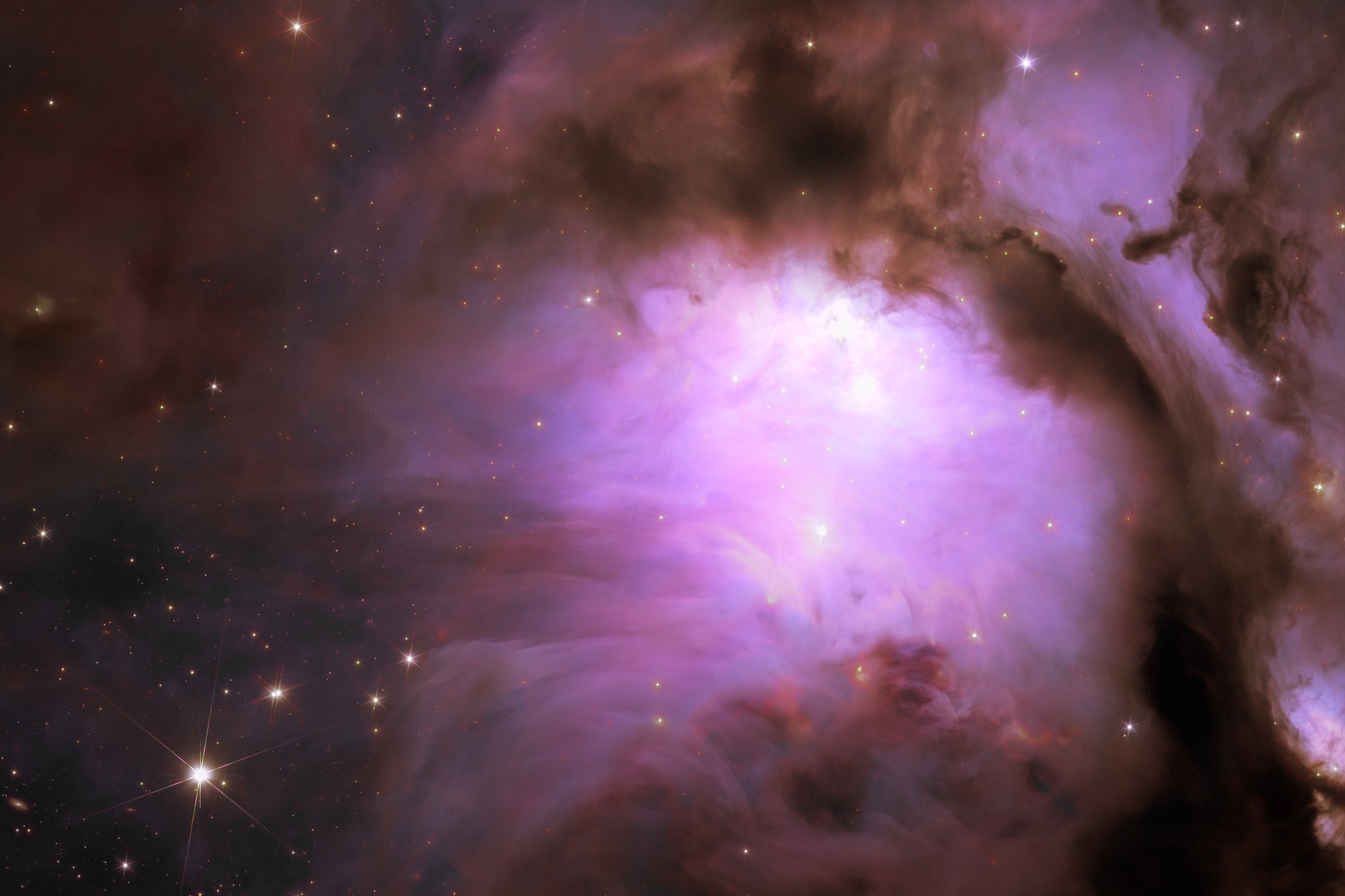 A cutout of Messier 78.