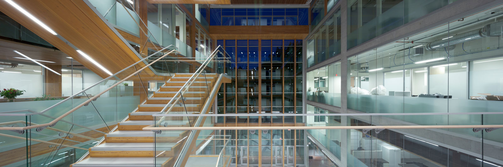 interior shot of the Earth Sciences Building