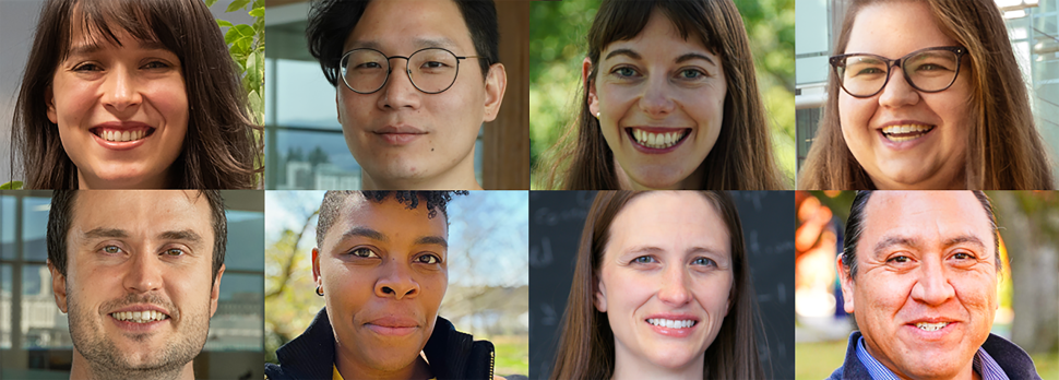 A collage of faculty headshosts