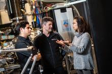 Three researchers at UBC SBQMI