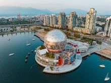 Science World, a birds-eye view